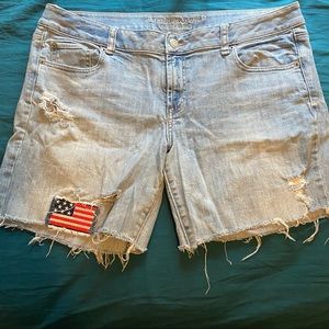 American Eagle Outfitters Distressed Jean Shorts